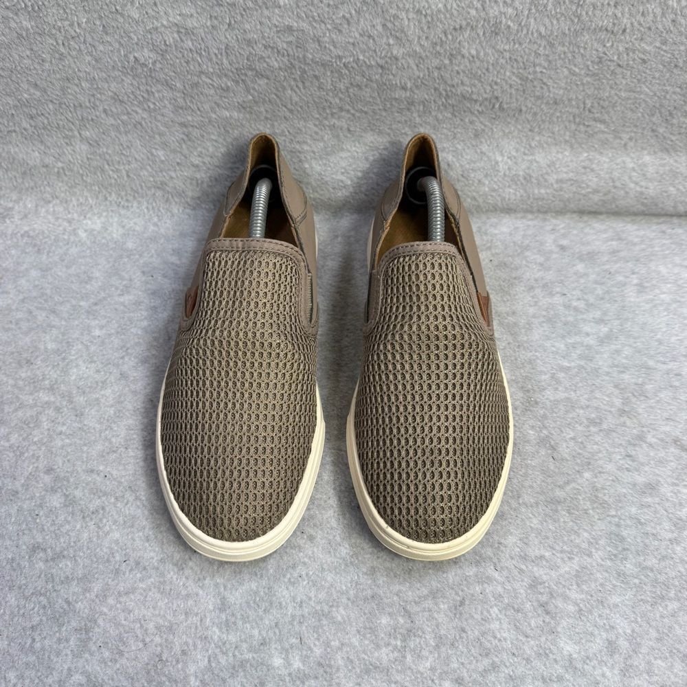 Olukai Womens Shoes Size 7 Pehuea Grey Slip On Low Top Comfort Casual Sneakers - Picture 3 of 10